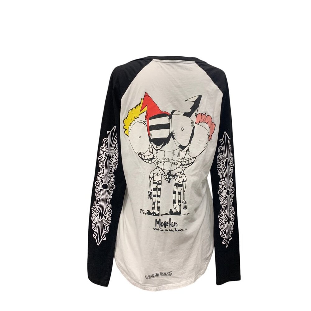 Chrome Hearts x Matty Boy - "More Head" L/S Tee; White; Women's S; Rare Archive